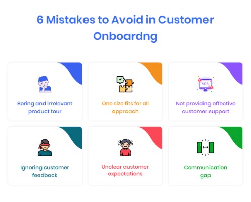 mistakes to avoid in customer onboarding
