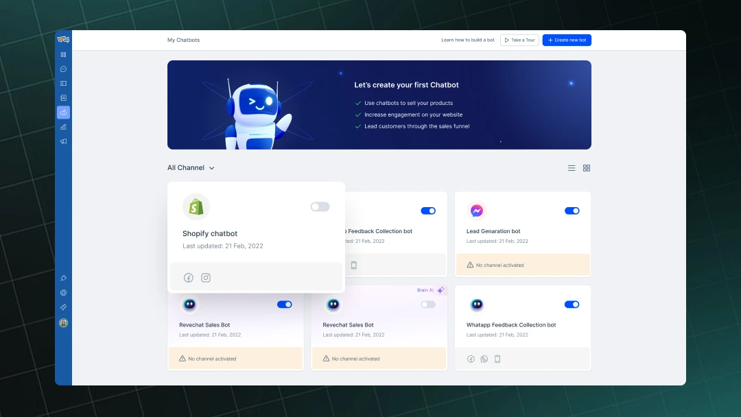 AI Shopify Chatbot REVE Chat