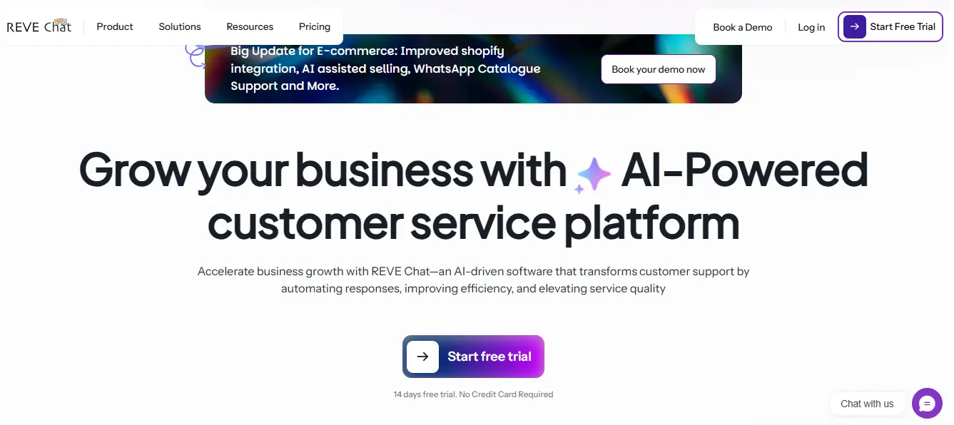 Reve Chat - Grow your business with AI powered customer service platform