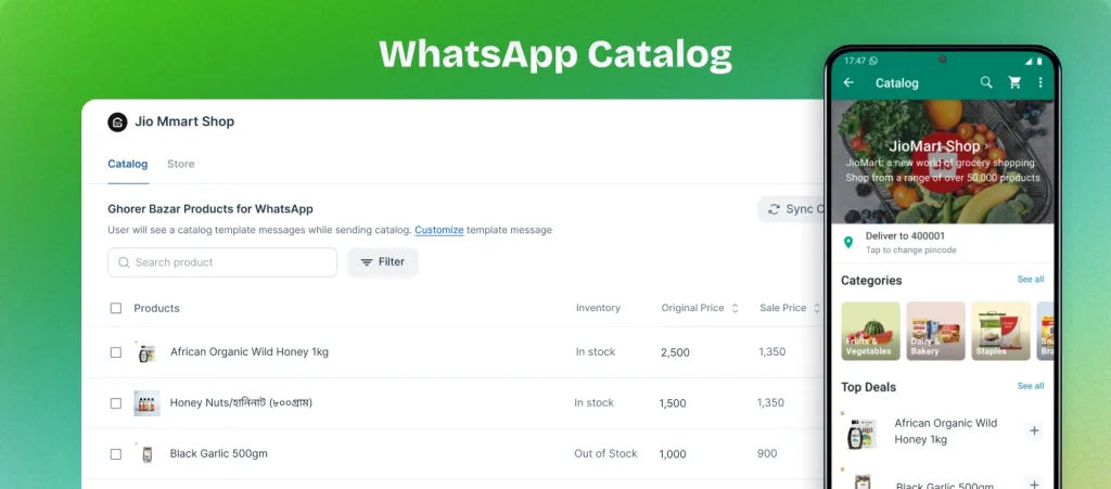 WhatsApp Catalog